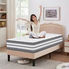 YIDATONG Matelas Ferme 90x200 Hybride - Ressorts + Mousse Mémoire 26cm | Certifié Oeko-TEX® |Peau Sensible & Respirant| Sommeil Ergonomique