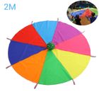 Parachute Arc-en-Ciel 1,8m Pour Enfants – Jeu De Plein Air, Saut, Liens Familiaux Et Développement De La Confiance