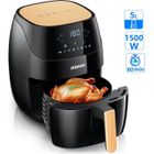 IAMS CHIEN JEEMAK friteuse air chaud 5L friteuse sans huile 0% BPA - Ecran tactile - 8 préréglages de cuisson - Recettes en ligne - 1500W
