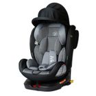 BB-BOOM ZELI Siège-auto évolutif i-Size pivotant 360° enfants de 40 à 150 cm 0-36 kg Isofix Top Tether Noir sans canopy