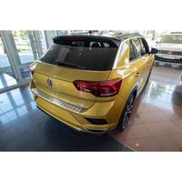 Protection de seuil de coffre chargement en acier adapté pour VW T-Roc 2017- [Argent brossé]