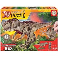 Puzzle 3D T-Rex - EDUCA - Animaux - Mixte - 82 pièces
