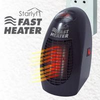 QF06250-Starlyf Fast Heater d’appoint puissant 400W et compact avec thermostat réglable et temporisateur programmabl
