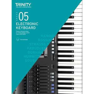 PARTITION Grade 5 Electronic Keyboard Exam Pieces 2019-2022