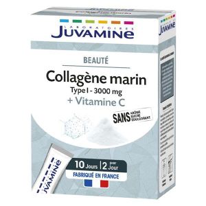Poudre de collagène marin, 30 portions, Collagène hydrolysé peptides, Goût neutre, JARMINO