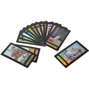 CARTES DE JEU Fdit Cartes de Tarot 1 Set Jeu de Tarot Divinatoir
