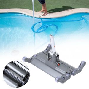 ROBOT DE NETTOYAGE  Drfeify Aspiration de saleté de piscine Équipement de nettoyage de piscine de tête d'aspiration de saleté d'aspirateur d'alliage