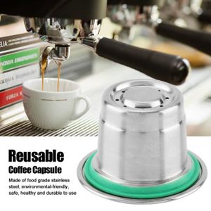 Sucute Capsule réutilisable pour Dolce Gusto Filtre à café en acier  inoxydable pour Nescafe/Dolce Gusto Set (avec cuillère brosse) : :  Cuisine et Maison