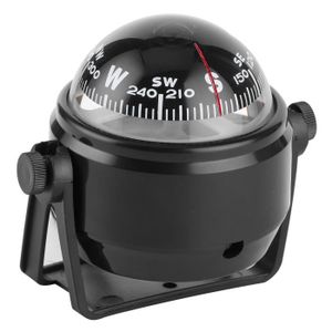 tableau de bord de boussole Voyager pour camping-car boussole électronique marine haute précision blanche Boussole pour bateau montage surface pour bateaux bateau, boussole marine navigation