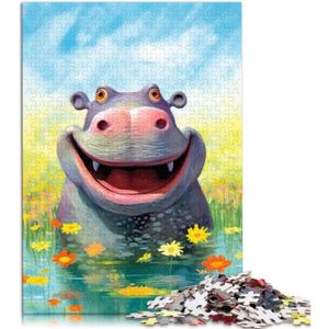PUZZLE Happy Hippo Delight Puzzles Pour Adultes Enfantspu