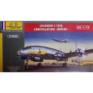 VAISSEAU À CONSTRUIRE Maquette d'avion - HELLER - Lockheed C-121A Conste