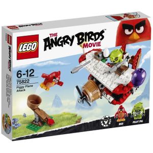 ASSEMBLAGE CONSTRUCTION LEGO® Angry Birds™ 75822 L'Attaque en Avion du Cochon