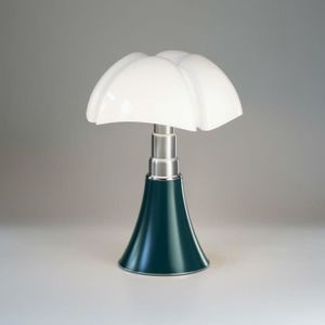 LAMPE A POSER PIPISTRELLO MEDIUM-Lampe Dimmer LED pied télescopique H50-62cm Vert Agave Martinelli Luce - designé par Gae Aulenti H ajustable :