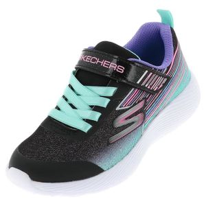 BASKET Chaussures scratch Dyna lite girls paillette - Skechers - Noir - Fille - Enfant - Synthétique