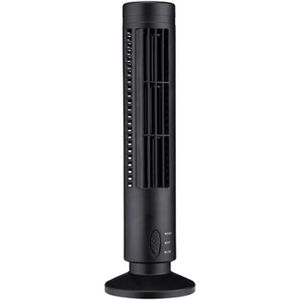 VENTILATEUR Ventilateur Tour Usb - Ventilateur Électrique - Mini Climatiseur Vertical - Ventilateur Sur Pied Sans Feuilles - Noir[J5239]