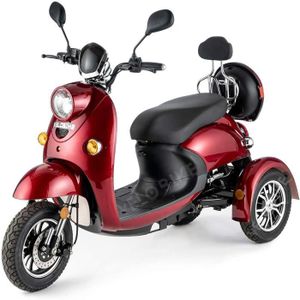 SCOOTER ELECTRIQUE MEDICAL VELECO ZT63 Scooter électrique 3 roues Style rétro