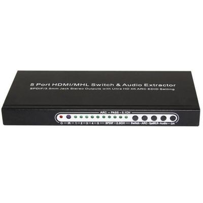 Multiprise Hdmi 5x1 Ideal Pour Xbox Dvd Ps3 Home Cinema Qualite Full Hd 1080p Boitier Metalique Voyant Lumineux Telecommande S Repartiteur Tv Avis Et Prix Pas Cher Cdiscount