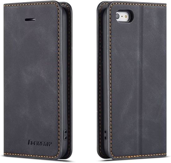 Pochette Porte-clés Kwmobile - Protection RFID, Simili Cuir, 2 Compartiments - Idéal Homme/femme