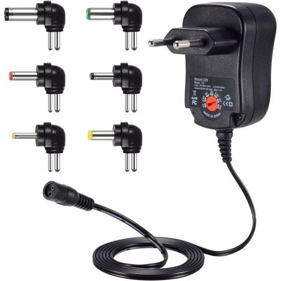 Adaptateur Secteur 9V Pour Réveil VTech KidiMagic Et KidiMagic 2 - Prise Française, Sécurisé