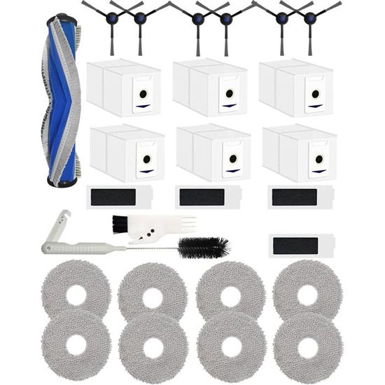 Kit D'accessoires Pour ECOVACS DEEBOT T30 Omni / T30 Pro Omni