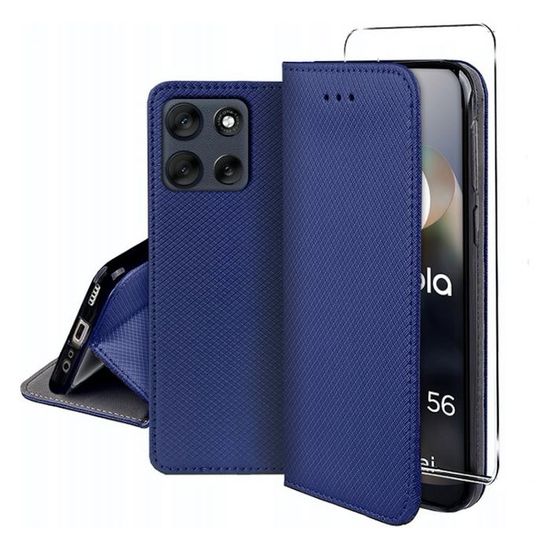 Housse Portefeuille Motorola Moto G56 5G - Cuir PU Avec Relief Papillon 3D, Rangements Cartes Et Fonction Stand