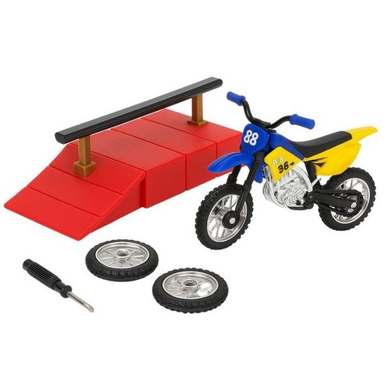 Playmobil – Moto De Motocross Avec Rampe De Saut – Jouet Dès 4 Ans – 72065 – Cascades En Nouvelle-Zélande