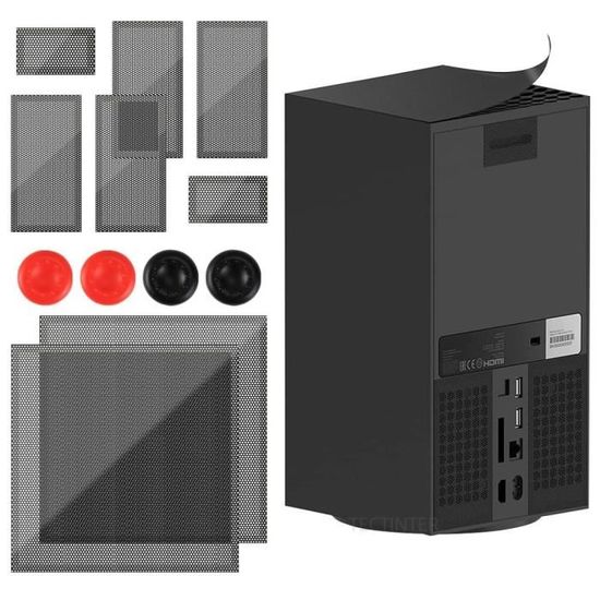 Pack 5 Grilles Filtre PC 120mm - Protection Anti-Poussière Pour Ventilos Avec Vis M5