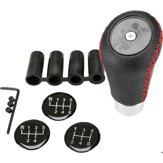 Pommeau De Levier De Vitesse En Cuir Pour Nissan Qashqai J11 Et X-Trail T32 - Remplacement Direct, Référence 32865-4BA1A