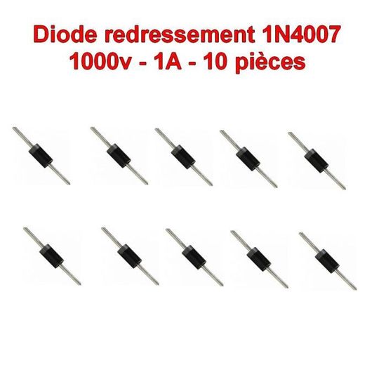 Lotto Di Diodi Raddrizzatore 1N4007 1000V 1A - Scegli 5, 10 O 20 Pezzi