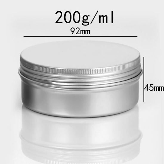 Coffret,Boîtes en aluminium avec couvercles, boîtes métalliques rondes