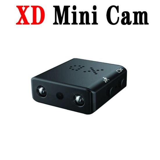 Caméra miniature XD mini camera Cam add 04GB Card Noir