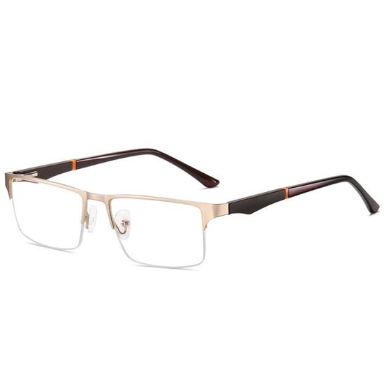 Lunettes De Lecture Design Carré Élégant +2.50 - Marron - Anti-Fatigue Et Confortables