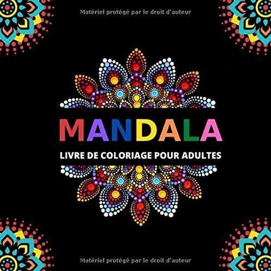 Mandala Livre De Coloriage Pour Adultes Mandala Adulte A Colorier Anti Stress Format Xxl Mandala Animaux Adulte A Colorier Cdiscount Jeux Jouets