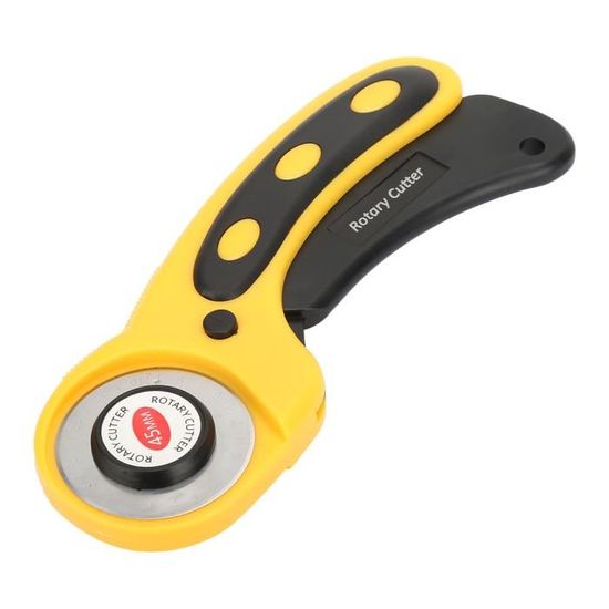 Cutter Rotatif Jakar - Lame 45 Mm (ou 28 Mm) Pour Couper Tissu, Cuir, Papier, Vinyle - Coupe Droite Et Courbe