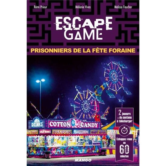 Livre - escape game ; prisonniers de la fête foraine