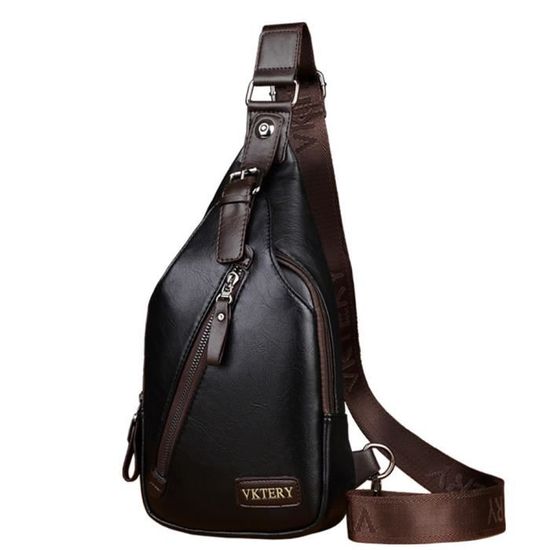 HOT Sacoche Bandoulière Cuir Amazon Sacoche Homme Cuir