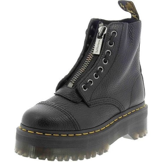 Boots Plateforme Sinclair DR MARTENS Cuir Noir Mixte Noir