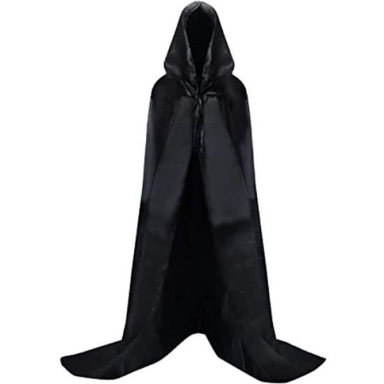 Meleager Deguisement Halloween Femme, Cape Noire avec Corne Diable, Cape Vampire Fille, Costume Sorcière pour Halloween, Carnaval, Bal Masqué Meleager Deguisement Halloween Femme, Cape Noire avec Corne Diable, Cape Vampire Fille, Costume Sorcière pour Halloween, Carnaval, Bal Masqué
