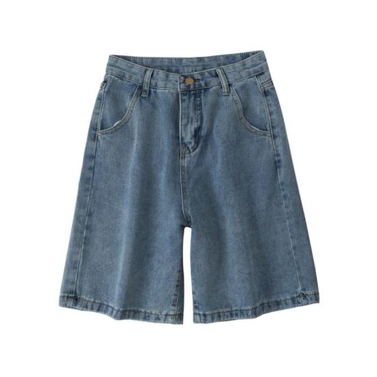 Jean cargo à jambes larges medium blue denim Name It | La Redoute