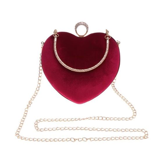 Syrads Sac Pochette Soirée Vintage Diamant - Embrayage Mariage Élégant, Bandoulière 3-en-1 (20x4x13 Cm)