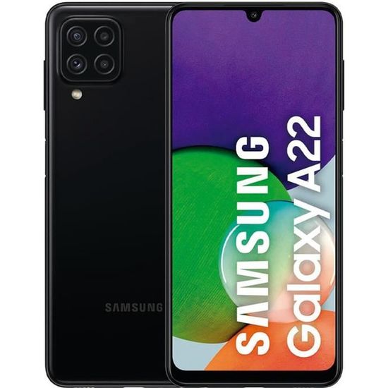 Samsung Galaxy A22 4G 4GB/64GB Negro (Black) Dual SIM SM-A225F Noir