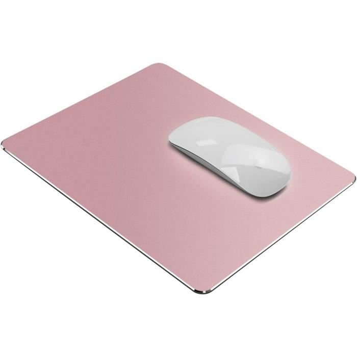Vaydeer Tapis de Souris Rigide Tapis Souris Mac Design Double Face Lisse et  Ultra MinceMétal Aluminium Mouse Pad étanche Cont 963 - Cdiscount  Informatique