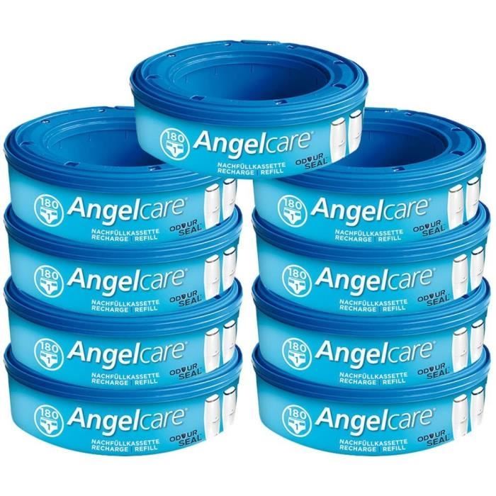 Tommee Tippee 9 Recharges Poubelle à Couches HYOJCWU - Compatibles Tous Modèles, Anti-Odeurs Rechange Poubelle Couches