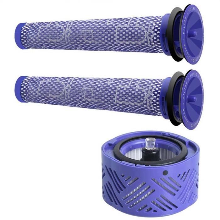 Kit de Filtre de Rechange, Post-moteur Filtre HEPA V6 + Filtre d'Aspirateur pour Dyson V6 Range, Accessoire d'Aspirateur(20pcs)