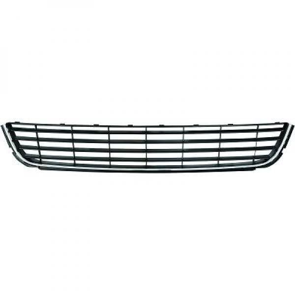 Grille de pare-choc avant centrale moulure chromée Volkswagen Golf 6 2008-2012
