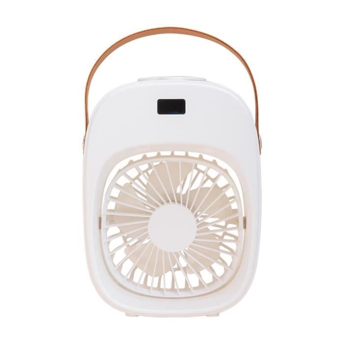 VENCI Mini Climatiseur Mobile Ventilateur De Refroidissement De L'air Pour La Maison - Blanc