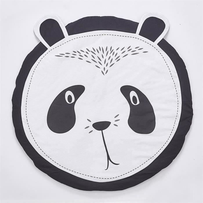 Tapis d'Éveil Panda Tapis de Jeu Rond en Coton Pour Bébé Enfant Mixte Décoration de Chambre b15628 AAA97747