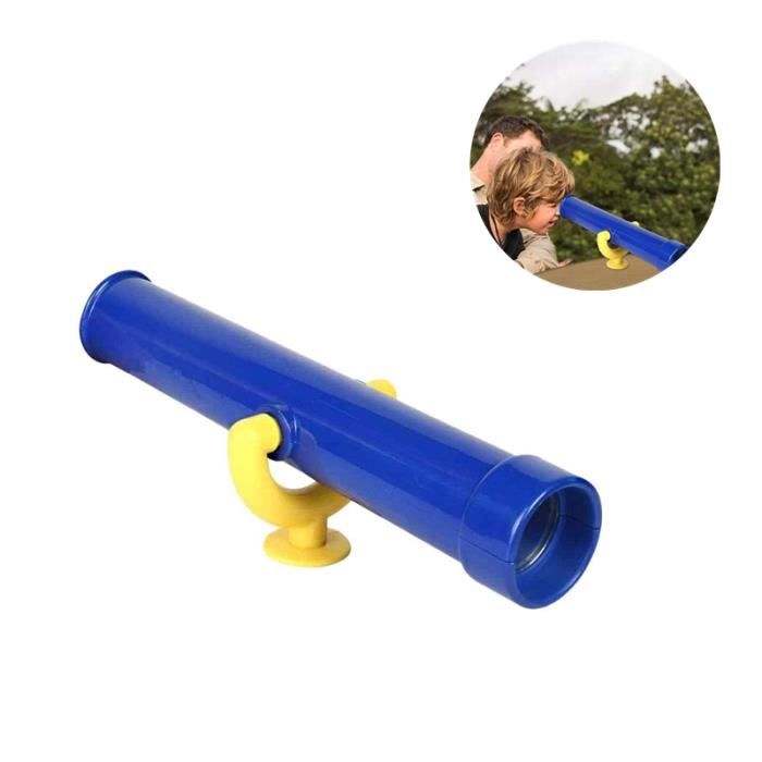 Télescope Pour Enfants,Jouets pour Enfants Jouets en Plastique pour Enfants Aire De Jeux Monoculaire Pirate Télescope Swing Set Acce