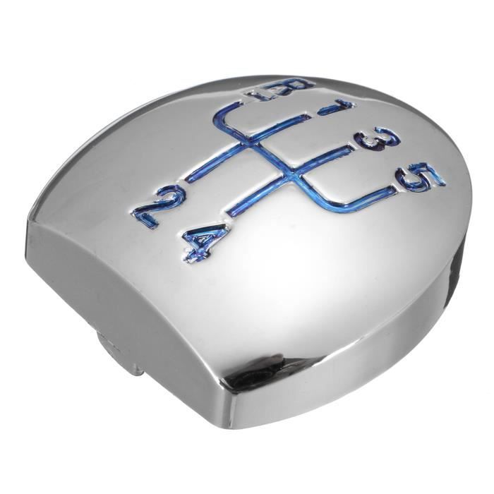 5-Vitesse Couvercle Pommeau Levier Vitesse Pour Renault Megane Clio Kangoo Bleu