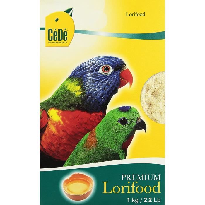 Nourriture pour oiseaux Cédé Lorifood Alimentation Complète pour Oiseau 1 kg 127622